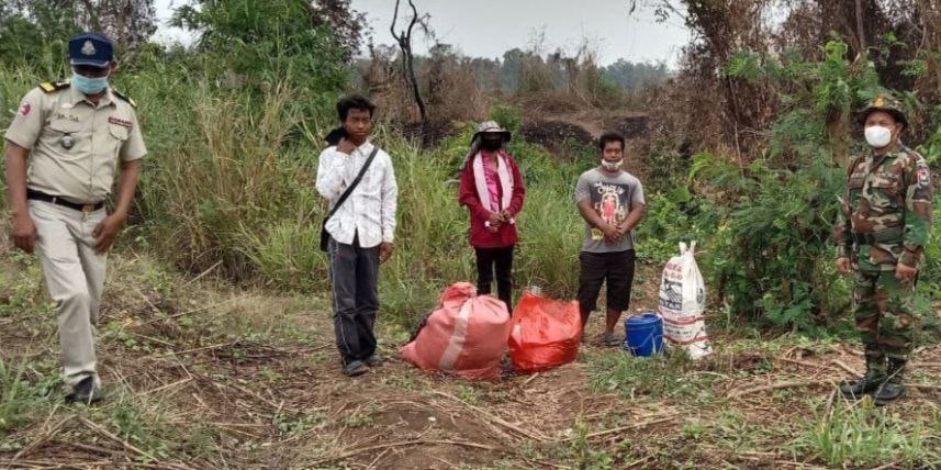 កម្លាំងការពារព្រំដែនឃាត់ខ្លួនពលរដ្ឋ៤នាក់ចេញពីថៃយកទៅធ្វើចត្តាឡីស័ក!